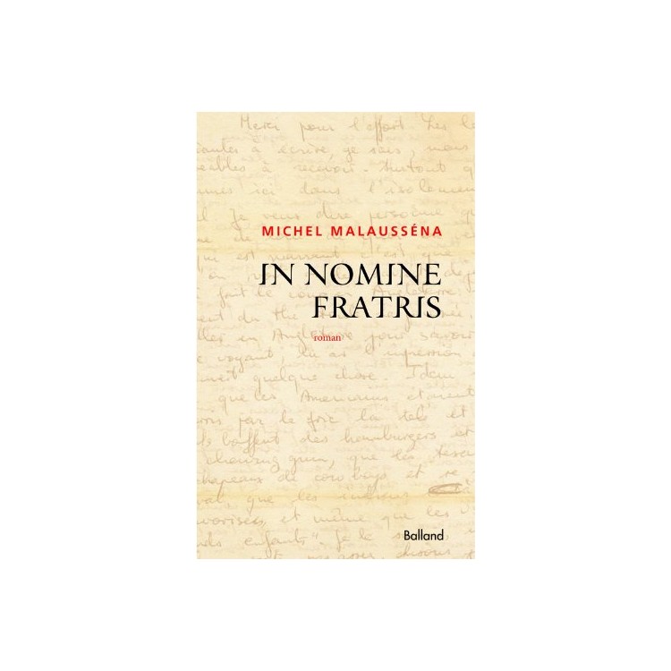 LIVRE IN NOMINE FRATRIS