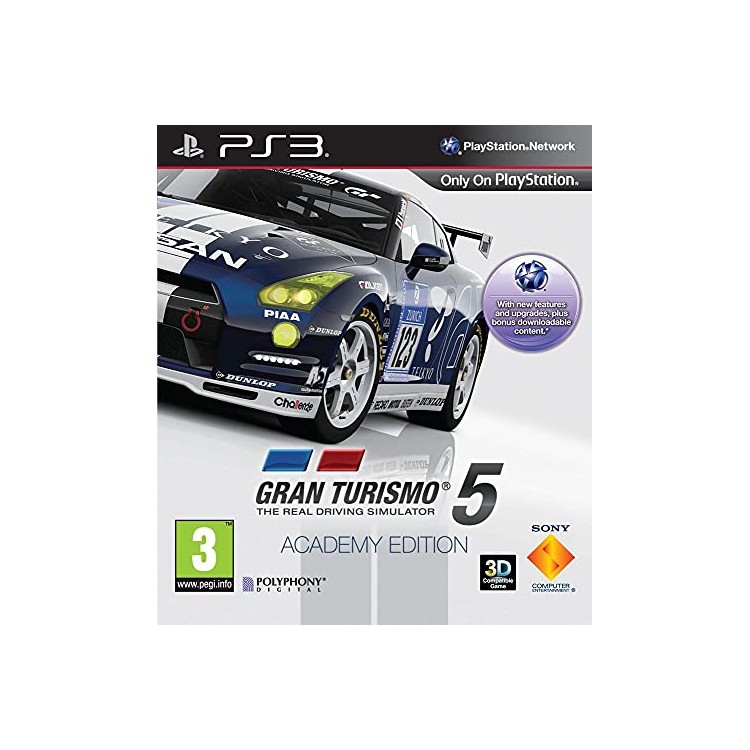 JEU PS3 GRAN TURISMO 5 ACADEMY EDITION