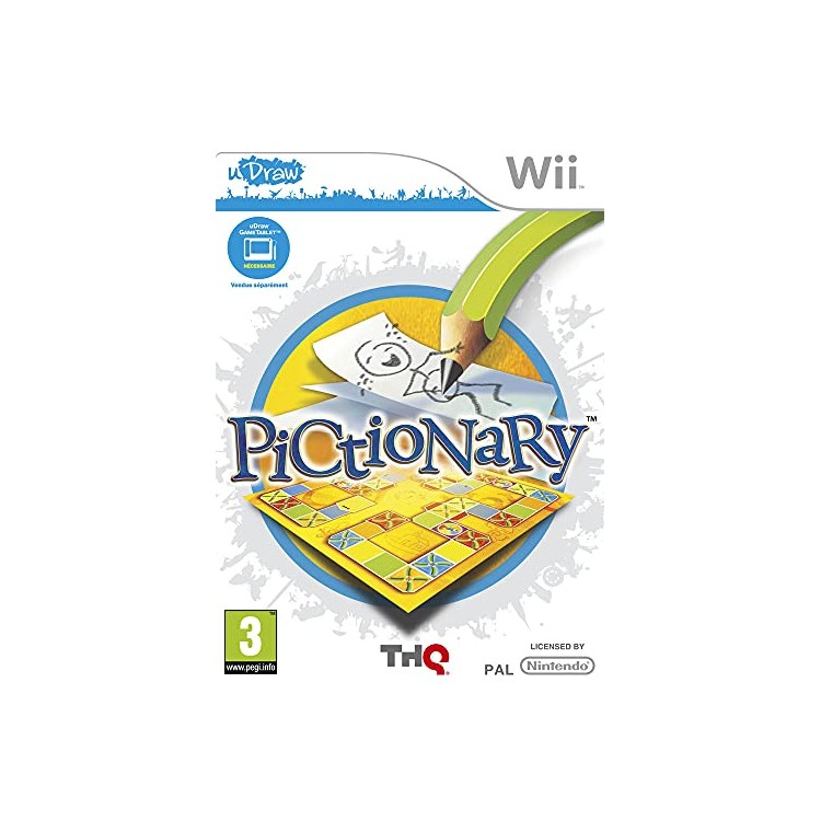 JEU WII UDRAW PICTIONARY (JEU SEUL SANS GAME TABLET)