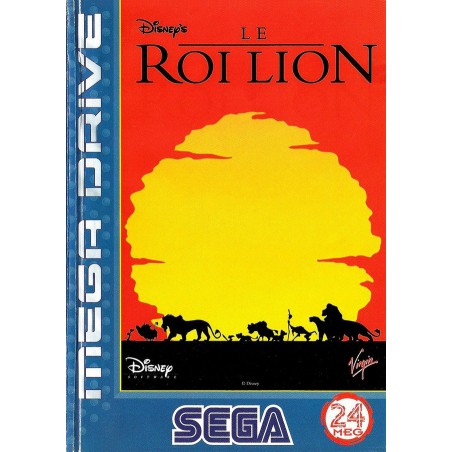 JEU MEGADRIVE LE ROI LION EN BOITE SANS NOTICE