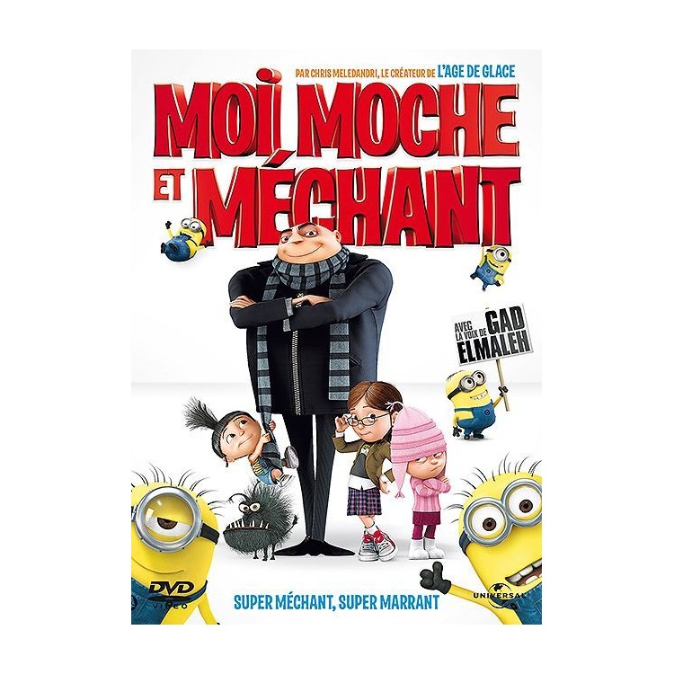 DVD MOI, MOCHE ET MECHANT