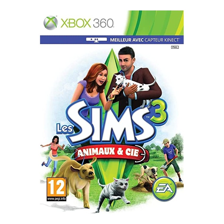 JEU XBOX 360 LES SIMS 3 : ANIMAUX & CIE