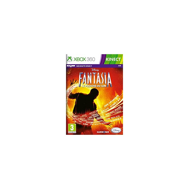 JEUX XBOX 360 DISNEY FANTASIA : LE POUVOIR DU SON