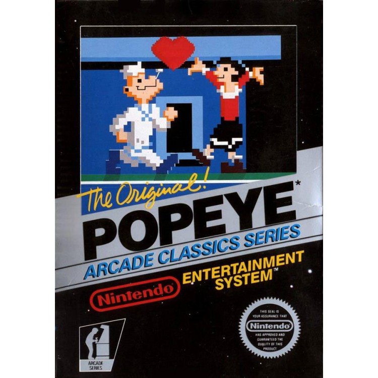 JEU NES POPEYE NES-PP-FRA SANS BOITE GRADE B