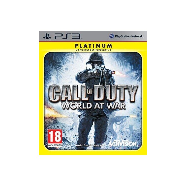 JEU PS3 CALL OF DUTY : WORLD AT WAR