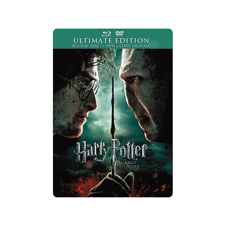 BLU-RAY HARRY POTTER ET LES RELIQUES DE LA MORT-2EME PARTIE ULTIMATE EDITION BOITIER STEELBOOK