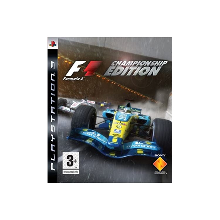 JEU PS3 FORMULA ONE CHAMPIONSHIP EDITION