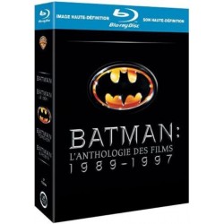 COFFRET BLU-RAY BATMAN BATMAN - BATMAN LE DEFI - BATMAN FOREVER - BATMAN ET ROBIN