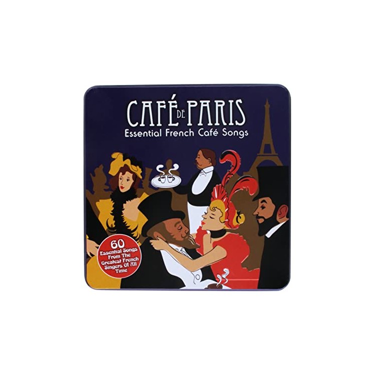 CD AUDIO CAFE DE PARIS ESSENTIAL FRENCH CAFE SONGS COFFRET 3 CD