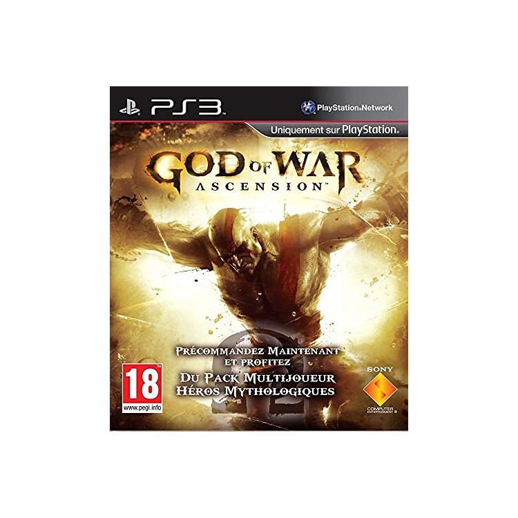 JEU PS3 GOD OF WAR : ASCENSION (PASS ONLINE)