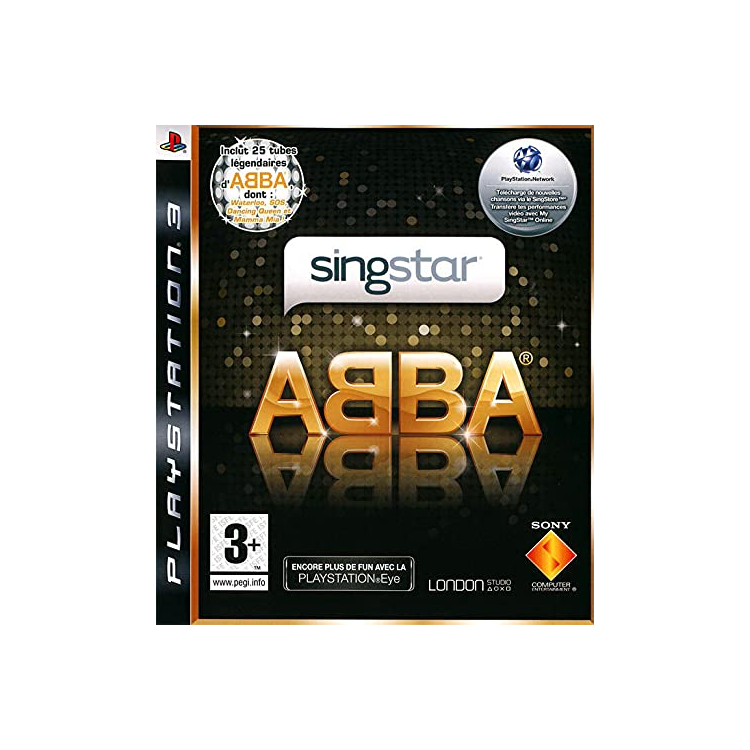 JEU PS3 SINGSTAR ABBA JEU SEUL