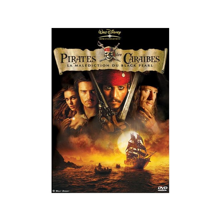 DVD PIRATES DES CARAIBES LA MALEDICTION DU BLACK PEARL