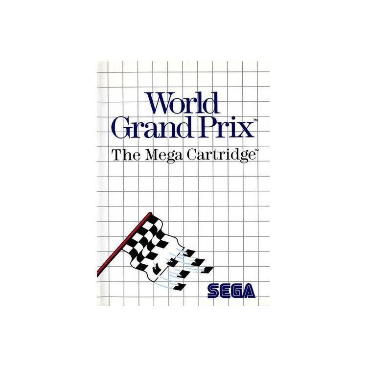 JEU MASTER SYSTEM WORLD GRAND PRIX COMPLET