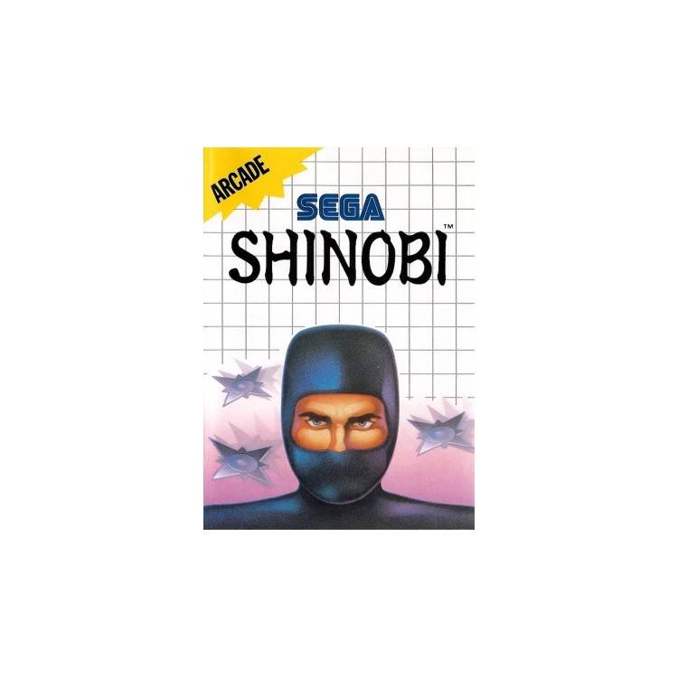 JEU MASTER SYSTEM SHINOBI COMPLET