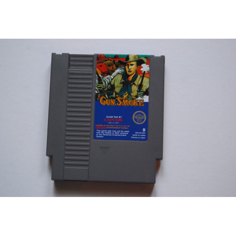 JEU NES GUN SMOKE SANS BOITE