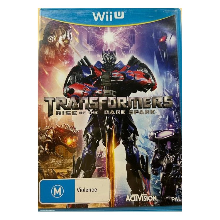 JEU WIIU TRANSFORMERS RISE OF THE DARK SPARK