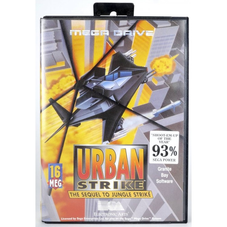 JEU MEGA DRIVE URBAN STRIKE EN BOITE SANS NOTICE