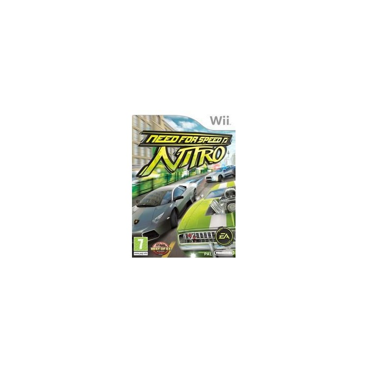 JEU WII NEED FOR SPEED NITRO