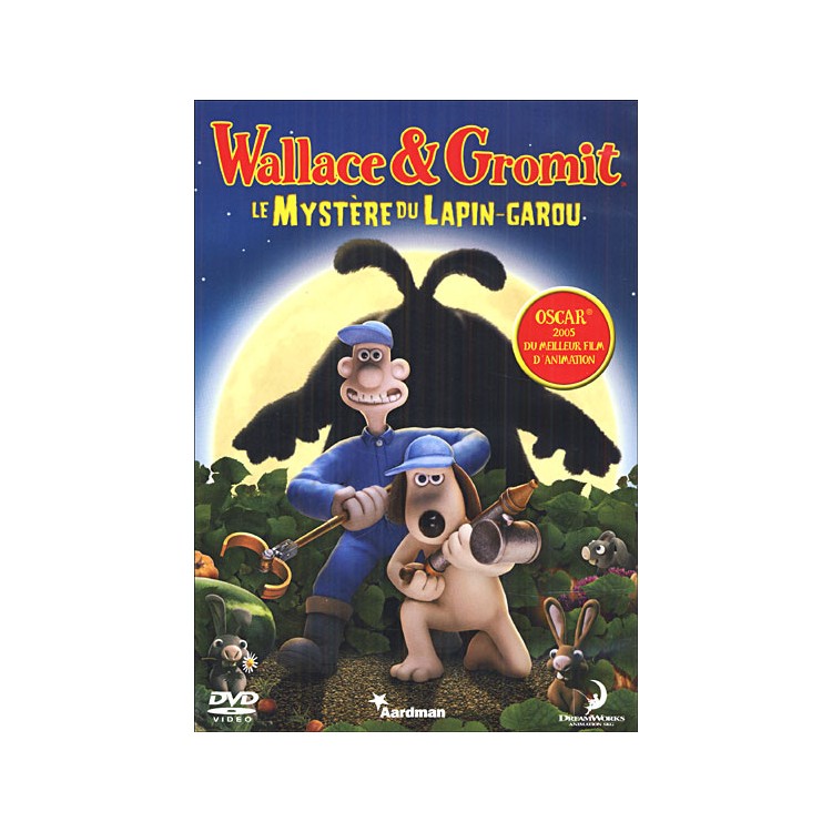 DVD WALLACE ET GROMIT LE MYSTERE DU LAPIN GAROU