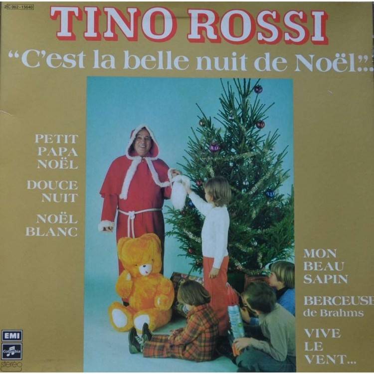 VINYL TINO ROSSI C EST LA BELLE NUIT DE NOEL