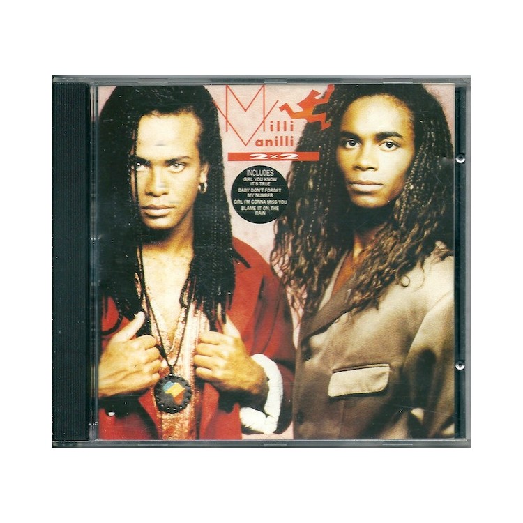 CD MILLI VANILLI TWO X TWO