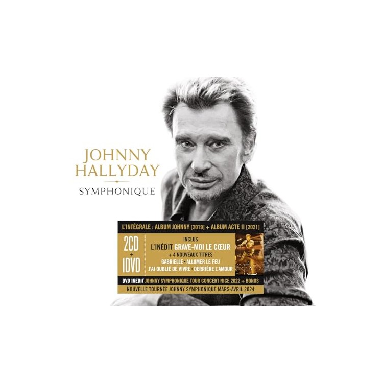 CD JOHNNY HALLYDAY SYMPHONIQUE