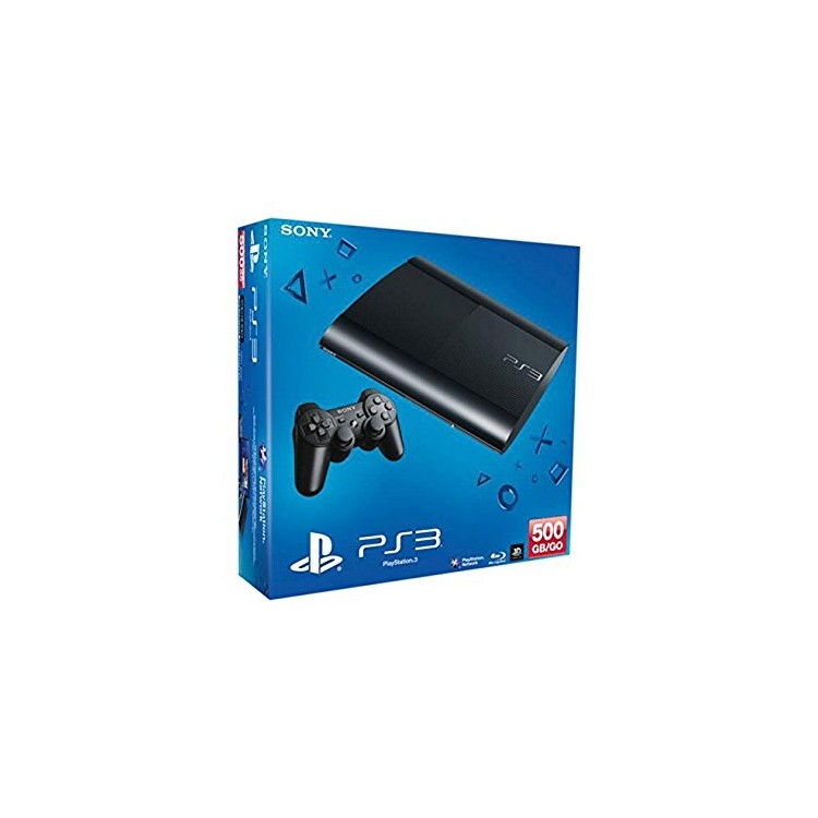 CONSOLE SONY PLAYSTATION 3 (PS3) ULTRA SLIM 500 GO EN BOITE