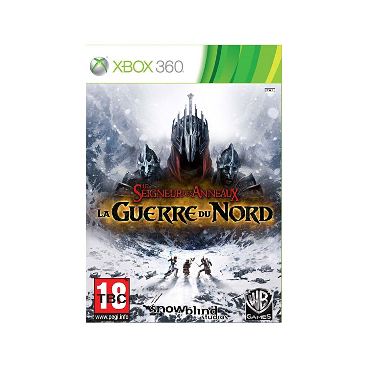 JEU XBOX 360 LE SEIGNEUR DES ANNEAUX LA GUERRE DU NORD COMPLET