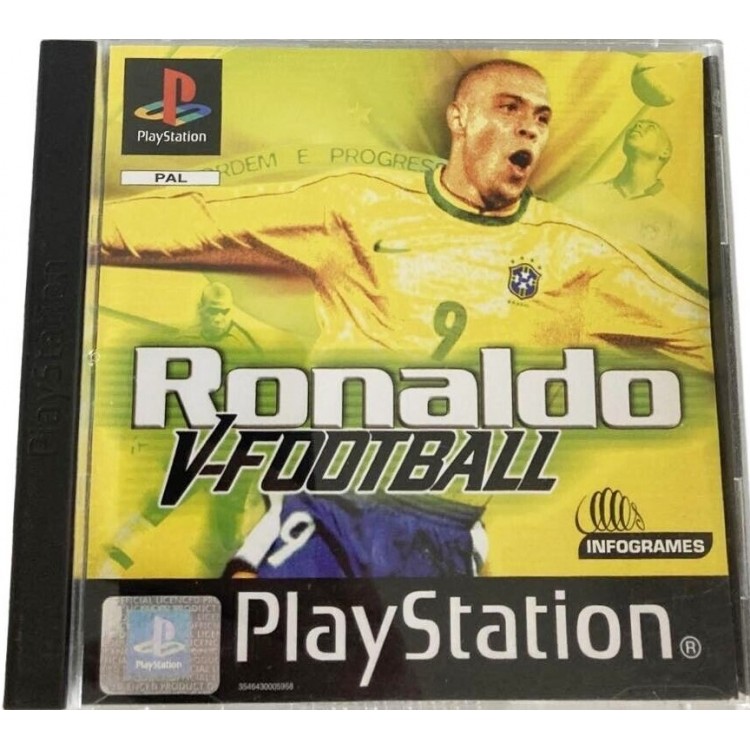 JEU PS1 RONALDO V FOOTBALL COMPLET