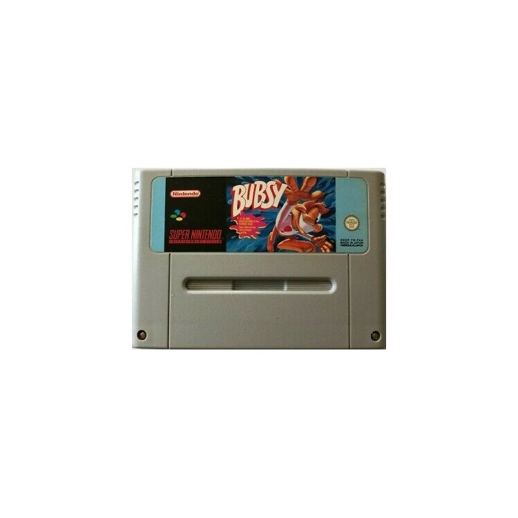 JEU SUPER NES BUBSY SANS BOITE