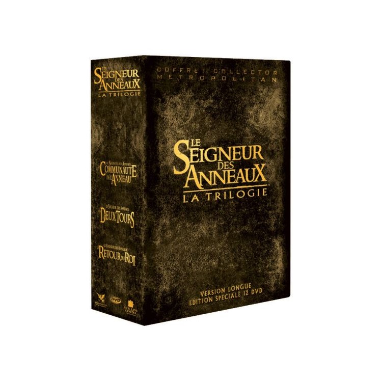 DVD TRILOGIE LE SEIGNEUR DES ANNEAUX VERSIONS LONGUE