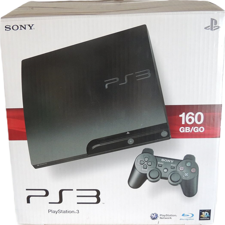 PS3 SLIM 160 GB EN BOITE