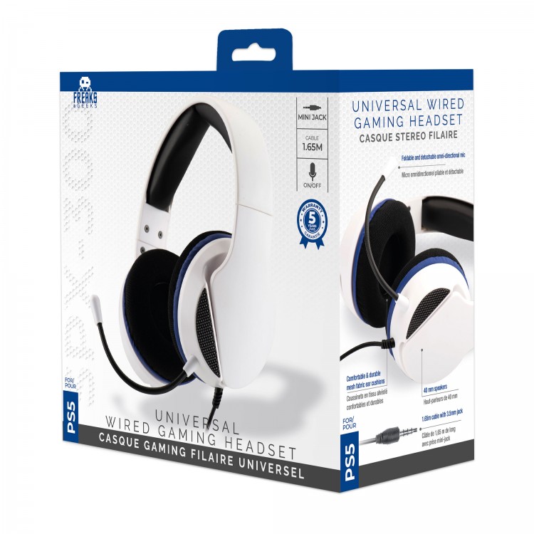 CASQUE PLAYSTATION 5 / UNIVERSEL SPX-300 - BLANC ET NOIR