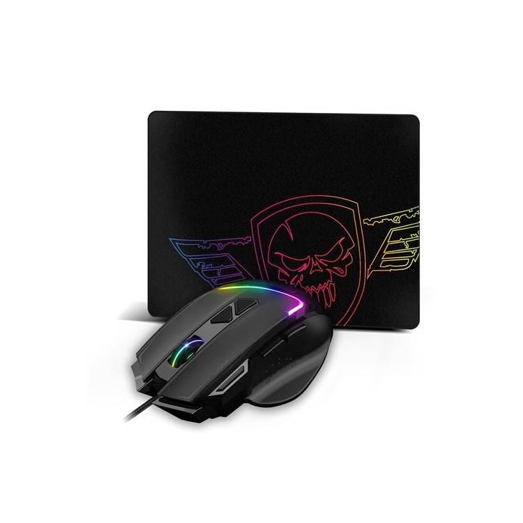 PACK PRO M3 RGB (SOURIS PRO M3 RGB + TAPIS DE SOURIS)