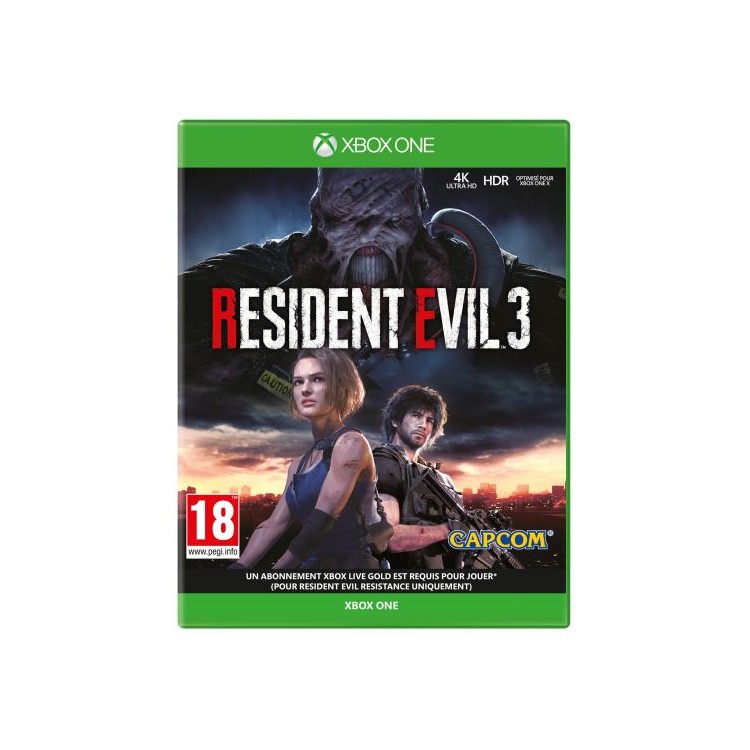 JEU XBOX ONE RESIDENT EVIL 3