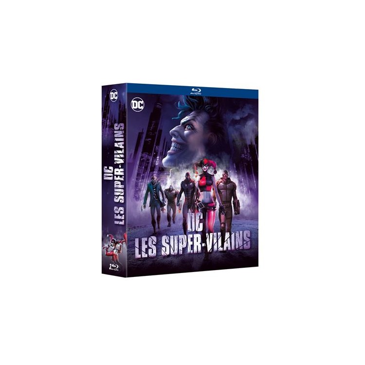 BLURAY DC LES SUPER-VILAINS-COFFRET THE KILLING JOKE ASSAUT SUR ARKHAM + BATMAN ET HARLEY QUINN