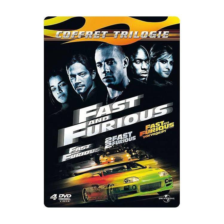 COFFRET TRILOGIE AND 2 FAST & FURIOUS - TOKYO DRIFT STEELBOOK