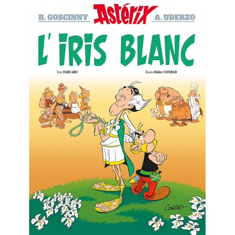 BD ASTERIX L IRIS BLANC