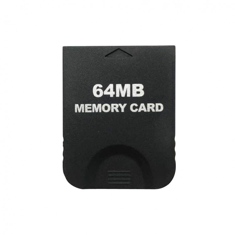 CARTE MEMOIRE GAME CUBE 64 MB NOIRE