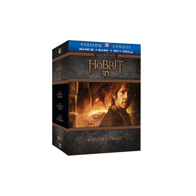 BLURAY 3D TRILOGIE HOBBIT VERSIONS LONGUES 3D