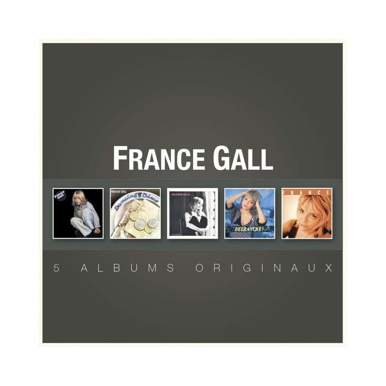 CD FRANCE GALL 5 ALBUMS ORIGINAUX