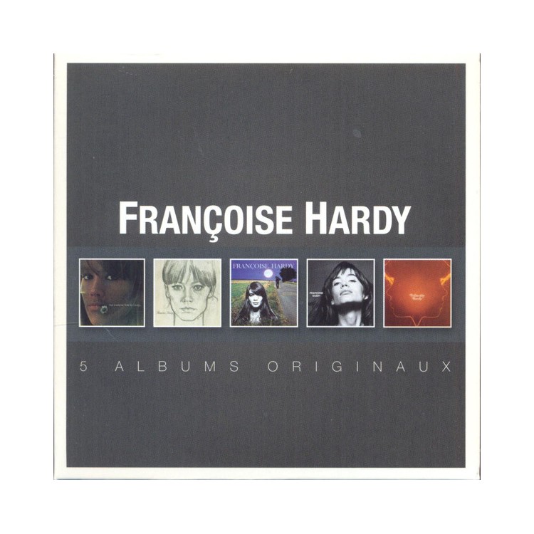 CD FRANCOISE HARDY 5 ALBUMS ORIGINAUX