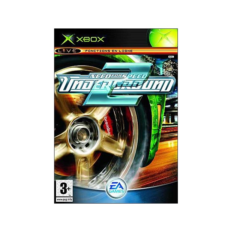 JEU XBOX NEED FOR SPEED UNDERGROUND 2