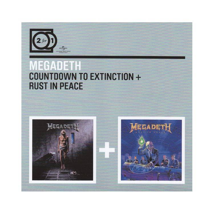 CD MEGADETH COUNTDOWN TO EXTINCTION + RUST IN PEACE