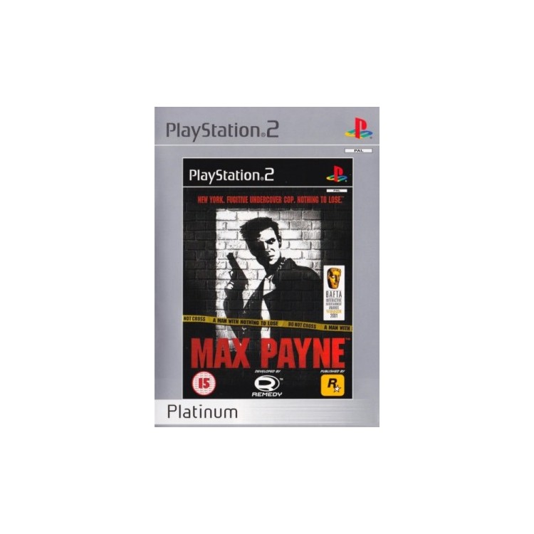 Jeu ps2 Max Payne Platinum