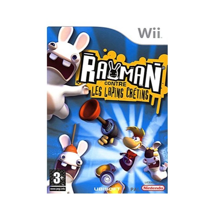 JEU WII RAYMAN CONTRE LES LAPINS CRETINS