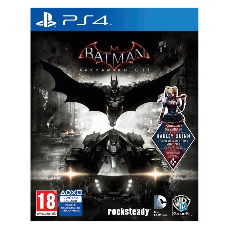 JEU PS4 BATMAN ARKHAM KNIGHT