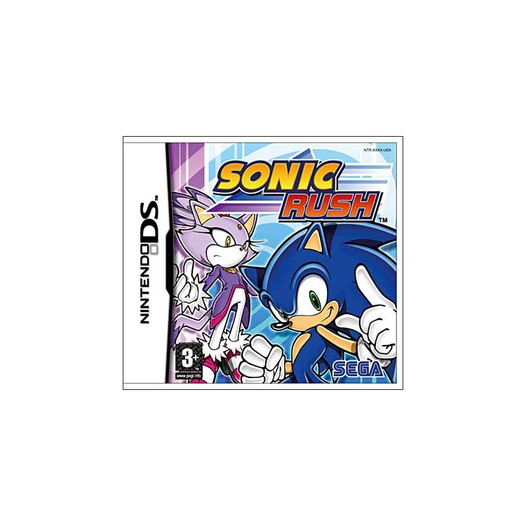 JEU DS SONIC RUSH