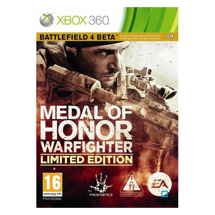 JEU XBOX 360 MEDAL OF HONOR : WARFIGHTER EDITION LIMITEE (PASS ONLINE)