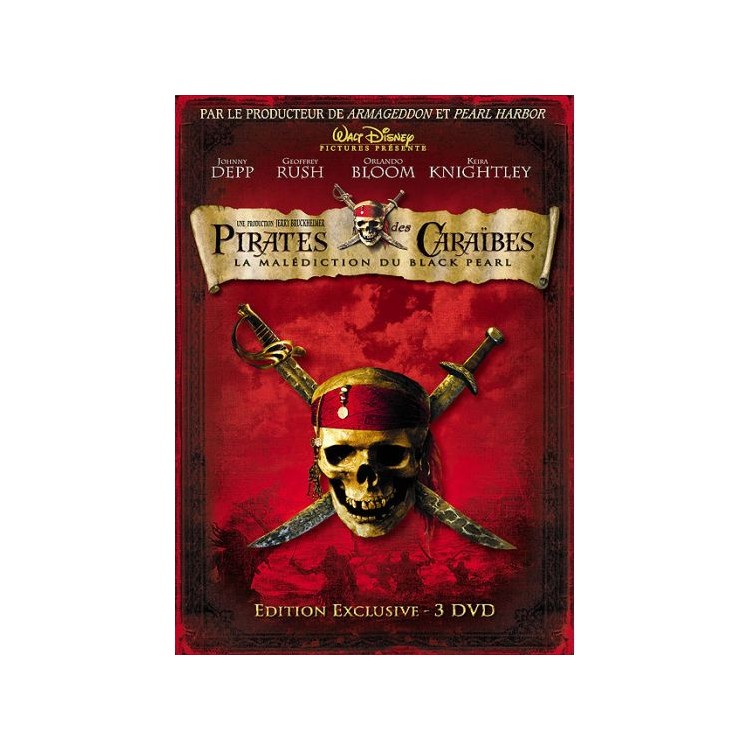 DVD PIRATES DES CARAIBES LA MALEDICTION DU BLACK PEARL